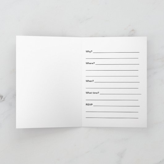 Feest als een Guinee varkenskaart (Binnen)