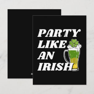 Feest als een Ier Feestdagenkaart