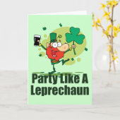 Feest als een Kabouter Kaart (Gele Bloem)