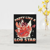 Feest als een lobster kaart (Gele Bloem)