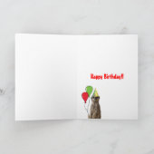 Feest als een Meerkat Verjaardag Kaart (Binnen)