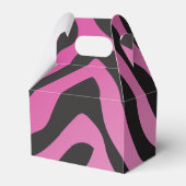 Feest als een Rockstar- Pink Favor Box Bedankdoosjes (Achterkant)