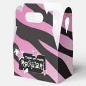 Feest als een Rockstar- Pink Favor Box Bedankdoosjes (Geopend)