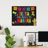 Feest Als Er Geen Morgen Is Bord Poster (Thuiskantoor)