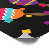 Feest Als Er Geen Morgen Is Bord Poster (Hoek)