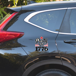 Feest als het 1776 is | Grappige 4 juli Amerikaans Sticker