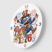 Feest als het 1776 is grote klok (Hoek)