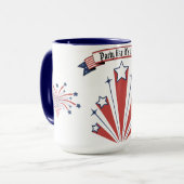 "Feest als het 1776 is!" Koffie/Thee Mok (Voorkant links)