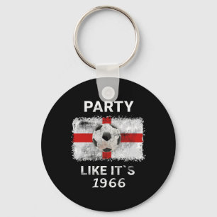Feest als het 1966 is St George Footbyll Voetbal Sleutelhanger