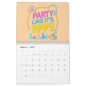 Feest als het 1999®™ is – Neon Soundtrack  Kalender (Feb 2027)