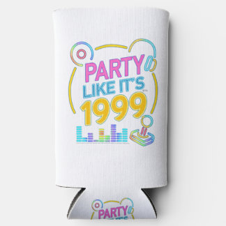 Feest Als Het 1999®™ Is – Neon Soundtrack Seltzer Blikjeskoeler