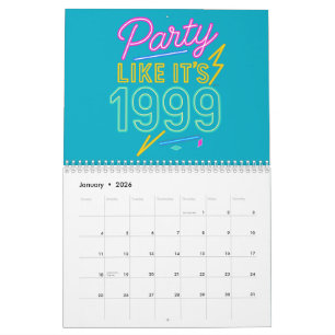 Feest als het 1999 is – Neon Voltage Kalender