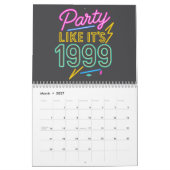 Feest als het 1999 is – Neon Voltage Kalender (Mar 2027)