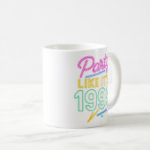 Feest Als Het 1999®™ Is – Neon Voltage Koffiemok (Voorkant rechts)