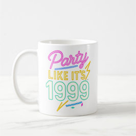 Feest Als Het 1999®™ Is – Neon Voltage Koffiemok