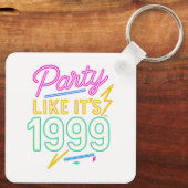 Feest Als Het 1999 Is – Neon Voltage Sleutelhanger (Achterkant)