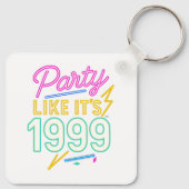 Feest Als Het 1999 Is – Neon Voltage Sleutelhanger (Achterkant)