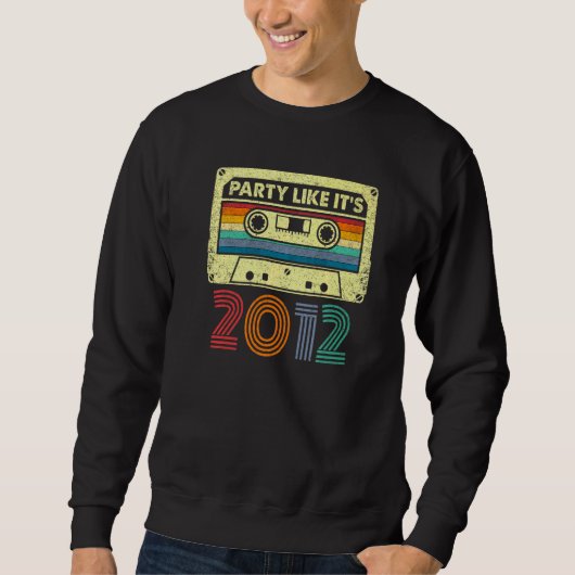 Feest Als Het 2012 Retro 70s Feest Outfit Kostuum Trui (Voorkant)