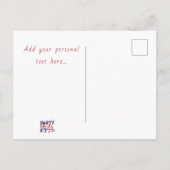 Feest als het is 1776 - Memorial Day BBQ uitnodigi Uitnodiging Briefkaart (Achterkant)