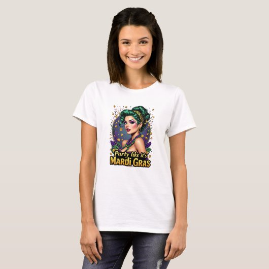 Feest als het ware Carnaval T-shirt (Voorkant volledig)
