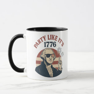 Feest alsof het 1776 is - George Washington Des Mok