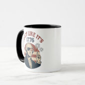 Feest alsof het 1776 is - George Washington Des Mok (Voorkant links)