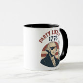 Feest alsof het 1776 is - George Washington Des Mok (Voorkant rechts)