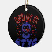 Feest alsof het 1779 Treding is Keramisch Ornament (Links)