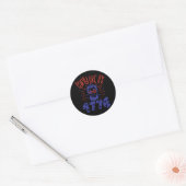 Feest alsof het 1779 Treding is Ronde Sticker (Envelop)