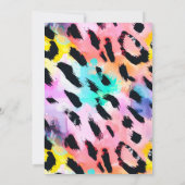 Feest alsof het je verjaardag is Sarfari thema Kin Kaart (Achterkant)