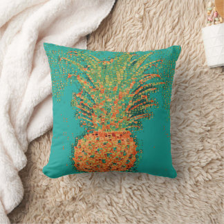 Feest Ananas-Abstracte Ananas op Helder Kussen