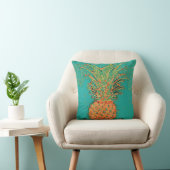 Feest Ananas-Abstracte Ananas op Helder Kussen (Stoel)