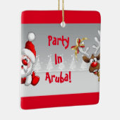 Feest Aruba Kerst Ornament (Rechts)