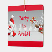 Feest Aruba Kerst Ornament (Links)