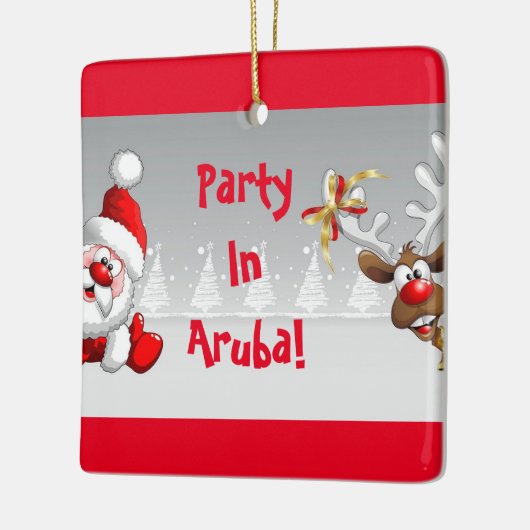 Feest Aruba Kerst Ornament (Links)