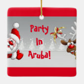 Feest Aruba Kerst Ornament (Achterkant)