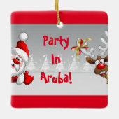 Feest Aruba Kerst Ornament (Voorkant)