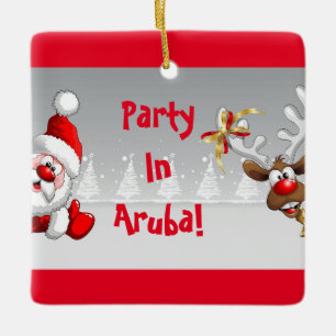 Feest Aruba Kerst Ornament