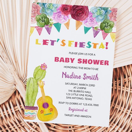 Feest Baby Shower Kaart