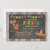 Feest Baby Shower Mexicaans Feest Uitnodiging (Voorkant)