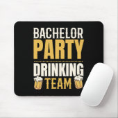 Feest Bachelor Drinken Team Bruidegom Squad Bruide Muismat (Met muis)