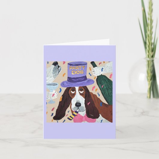 Feest Basset Hound (Voorkant)