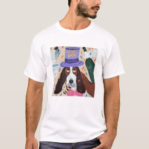Feest Basset Hound  T-shirt