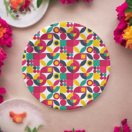 Feest Bauhaus Stijl Papieren Bordje