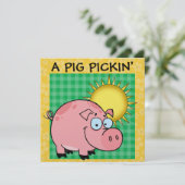 Feest / BBQ ! SRF Kaart (Staand voorkant)