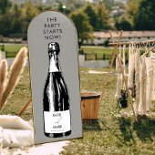 Feest begint nu Bruiloft Welkom Decal