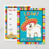 Feest Bichon Kaart (Voorkant / Achterkant)