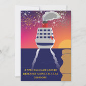 Feest bij het Beginnen van een Pensioen Kaart (Voorkant)