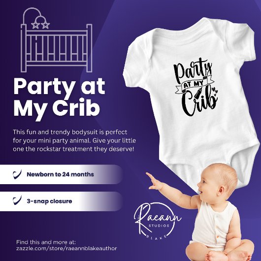 Feest bij mij thuis Baby Jersey Onesie Romper