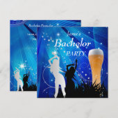 Feest Briljant Gouden Witte Bierglas Meisjes Kaart (Voorkant / Achterkant)